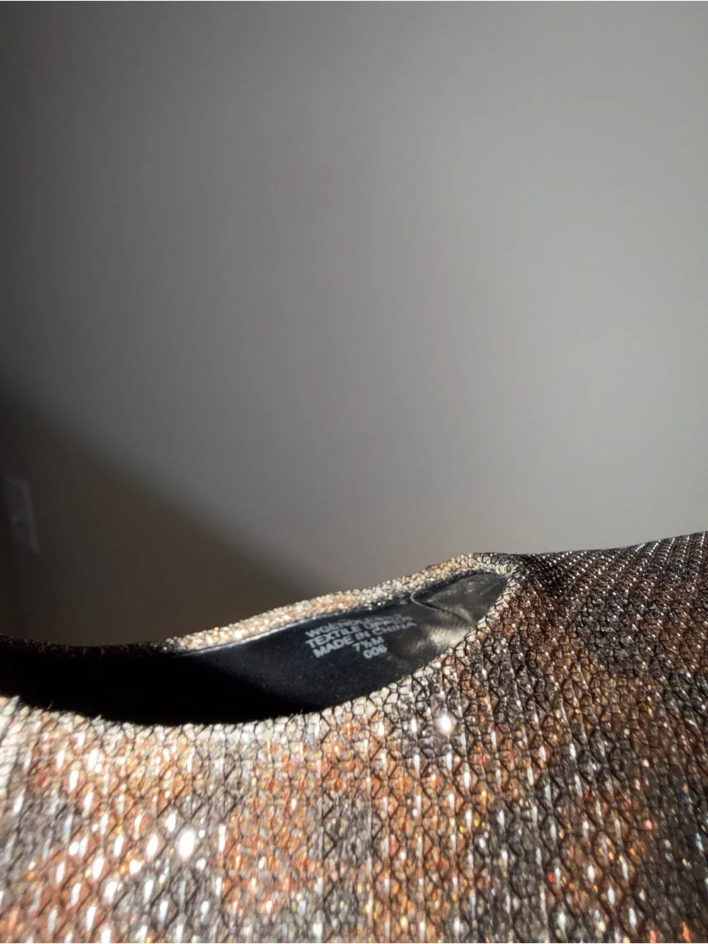 GUESS Brown Glitter Pointed-Toe Pumps